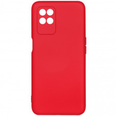 Чехол силиконовый Realme 8i Silicone Case (красный)