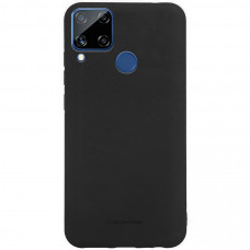 Чехол силиконовый Realme C15 тонкий (черный)