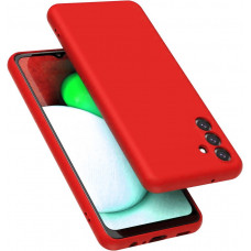 Чехол силиконовый Samsung Galaxy A14 Silicone Case (красный)