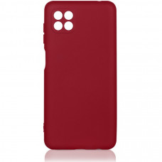Чехол силиконовый Samsung Galaxy A22s 5G (A217) Silicone Case (бордовый)