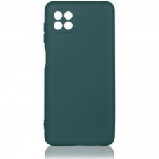 Чехол силиконовый Samsung Galaxy A22s 5G (A217) Silicone Case (темно-зеленый)