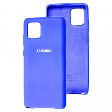 Чехол силиконовый Samsung Galaxy A81/Note 10 Lite/M60s Silicone Case (голубой)