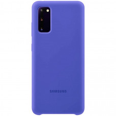 Чехол силиконовый Samsung Galaxy A91 / M80S / S10 Lite 2020 Silicone Case (голубой)