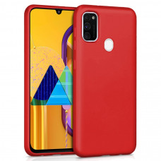 Чехол силиконовый Samsung Galaxy M31 (M315) Silicone Case (красный)