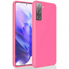 Чехол силиконовый Samsung Galaxy S21 (G991) Silicone Case (розовый)