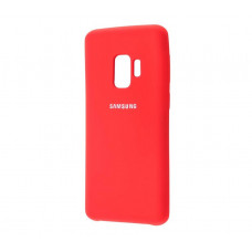 Чехол силиконовый Samsung Galaxy S9 (G960) Silicone Case (красный)