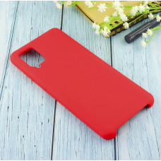 Чехол силиконовый Samsung Galaxy A12 (A125) Silicone Case (красный)