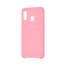 Чехол силиконовый Samsung Galaxy A20 / A30 (A205 / A305)  Silicone Case (розовый)