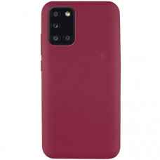 Чехол силиконовый Samsung Galaxy A31 (A315) Silicone Case (бордовый)