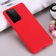 Чехол силиконовый Samsung Galaxy S21 Ultra (G998) Silicone Case (красный)
