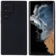 Чехол силиконовый Samsung Galaxy S22 Ultra (S908) Silicone Case (черный)