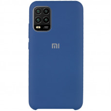 Чехол силиконовый Xiaomi Mi 10 Lite Silicone Case (синий)