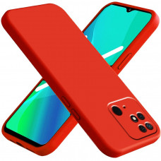 Чехол силиконовый Xiaomi Redmi 10C / Poco C40 Silicone Case (красный)