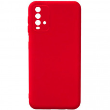 Чехол силиконовый Xiaomi Redmi 9T / Poco M3 Silicone Case (красный)