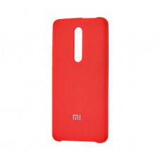 Чехол силиконовый Xiaomi Redmi K30 тонкий (красный)
