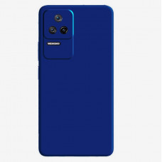 Чехол силиконовый Xiaomi Poco F4 Silicone Case (синий) 