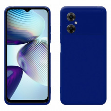 Чехол силиконовый Xiaomi Poco M4 Silicone Case (синий)