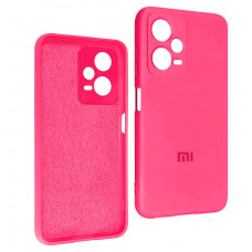Чехол силиконовый Xiaomi Redmi Note 12 5G / Poco X5 Silicone Case (розовый)