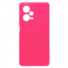 Чехол силиконовый Xiaomi Redmi Note 12 Pro 5G Silicone Case (розовый) 