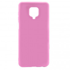 Чехол силиконовый Xiaomi Redmi Note 9 Pro Silicone Case (розовый)