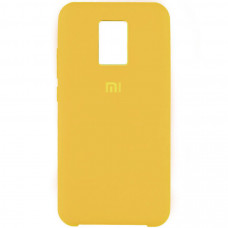 Чехол силиконовый Xiaomi Redmi Note 9 Pro Silicone Case (желтый)