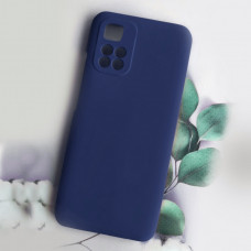 Чехол силиконовый Xiaomi Redmi 10 4G 2021 Silicone Case (синий)