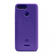 Чехол силиконовый Xiaomi Redmi 6 Silicone Case (фиолетовый)