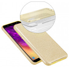 Чехол силиконовый Xiaomi Redmi 9C / 10A Diamond (золото)