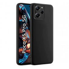 Чехол силиконовый Xiaomi Poco X5 Pro 5G Silicone Case (черный)