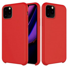 Чехол силиконовый без логотипа (Silicone Case) для Apple iPhone 11 Pro Max (красный)