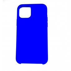 Чехол силиконовый без логотипа (Silicone Case) для Apple iPhone 11 (синий)