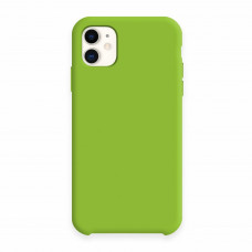Чехол силиконовый без логотипа (Silicone Case) для Apple iPhone 11 (зеленый)