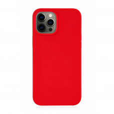 Чехол силиконовый без логотипа (Silicone Case) для Apple iPhone 12 Pro Max (красный)