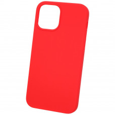 Чехол силиконовый без логотипа (Silicone Case) для Apple iPhone 12/12 Pro (красный)