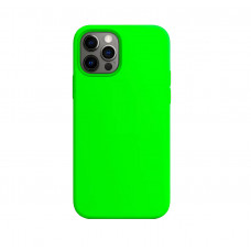 Чехол силиконовый без логотипа (Silicone Case) для Apple iPhone 12/12 Pro (светло-зеленый)