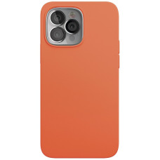 Чехол силиконовый без логотипа (Silicone Case) для Apple iPhone 13 Pro Max (коралловый)