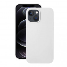 Чехол силиконовый без логотипа (Silicone Case) для Apple iPhone 13 (белый)
