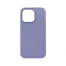 Чехол силиконовый без логотипа (Silicone Case) для Apple iPhone 13 (светло-сиреневый)