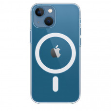 Чехол силиконовый iPhone 13 Mini с MagSafe (прозрачный)