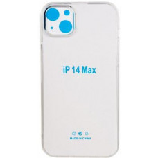 Чехол силиконовый iPhone 14 Max (прозрачный)