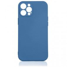 Чехол силиконовый без логотипа (Silicone Case) для Apple iPhone 14 Pro Max (синий)