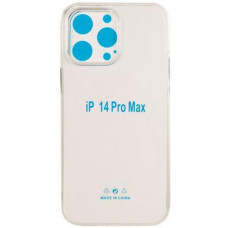 Чехол силиконовый iPhone 14 Pro Max (прозрачный)