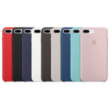 Чехол силиконовый без логотипа (Silicone Case) для Apple iPhone 7 Plus / 8 Plus (цвет в ассортименте)