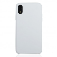 Чехол силиконовый без логотипа (Silicone Case) для Apple iPhone XR (белый)