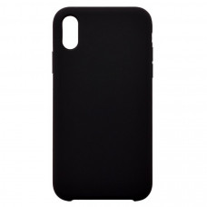 Чехол силиконовый без логотипа (Silicone Case) для Apple iPhone XR (черный)