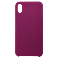 Чехол силиконовый без логотипа (Silicone Case) для Apple iPhone XR (фиолетовый)