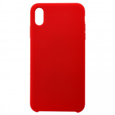 Чехол силиконовый без логотипа (Silicone Case) для Apple iPhone XR (красный)