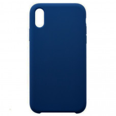 Чехол силиконовый без логотипа (Silicone Case) для Apple iPhone XR (синий)