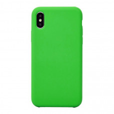 Чехол силиконовый без логотипа (Silicone Case) для Apple iPhone XS Max (зеленый)