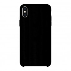 Чехол силиконовый без логотипа (Silicone Case) для Apple iPhone X/XS (черный)